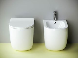 Биде напольное Ceramica Nova Metropol CN4005 белый